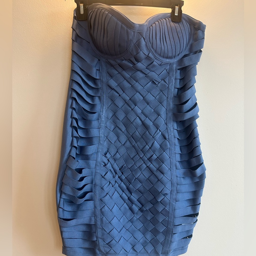 FN Serene Bandage Dress - Blue
